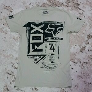 Fox Racing Graphic Tee Size Small Streetwear Moto Dirtbike Y2K Grunge Men's